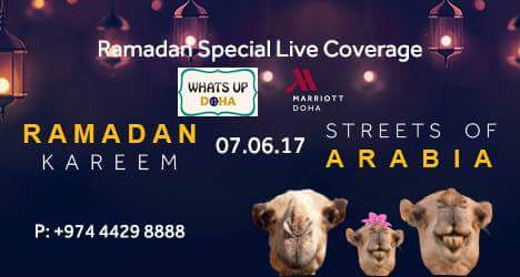 whatsupdoha's tweet photo. We will be live from @DohaMarriott during sohour today at the Streets Of Arabia
#doha #hotel #Ramadan #suhoor #dohamarriott #marriott https://t.co/IrFxOXYqRt