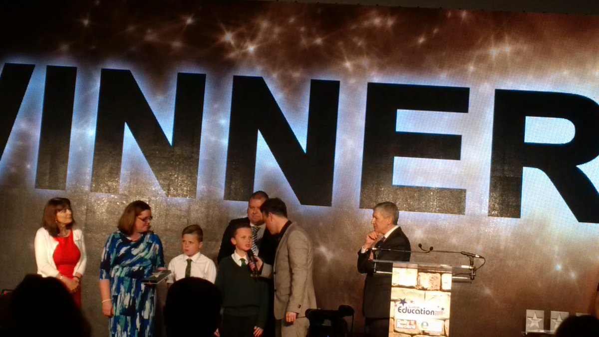 janieamcmanus's tweet photo. Well done St Patrick's PS winners #ScotEdAwards https://t.co/iuWCBLpZ2B