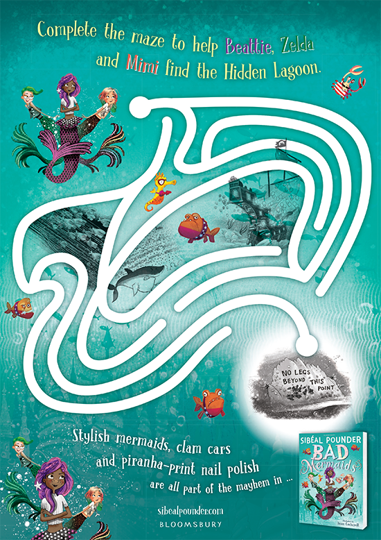 KidsBloomsbury's tweet photo. Download the #BadMermaids activity pack for hours of underwater FUN! @Sibealpounder https://t.co/1jFQqmY9WW illus by #JasonCockroft ๐ ๐ฌ๐ณ๐๐ https://t.co/urTJvSoqQv