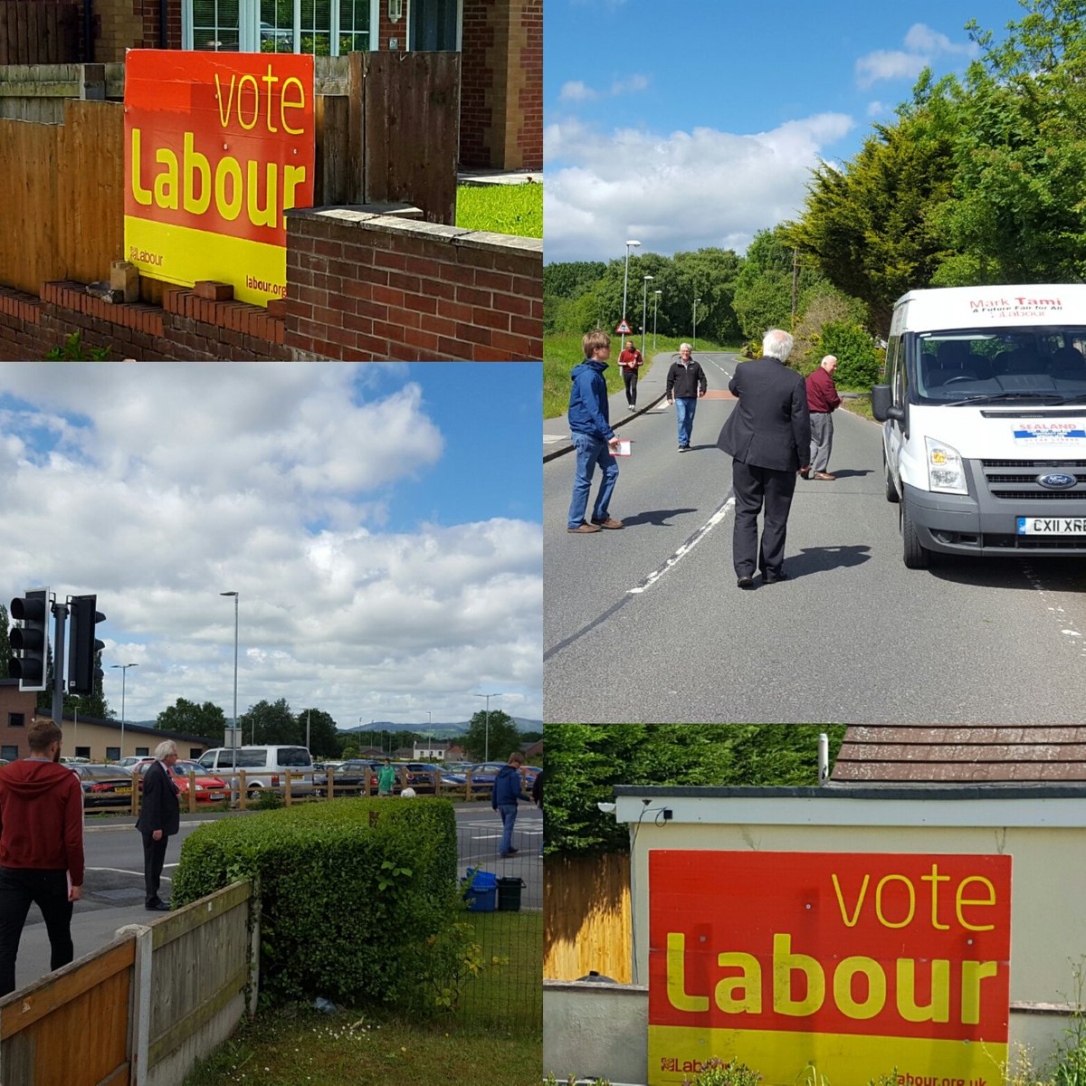 AaronShotton's tweet image. @MarkTamiMP commanding the streets for @WelshLabour in Buckley #onefinalpush #GE2017 #VoteLabour