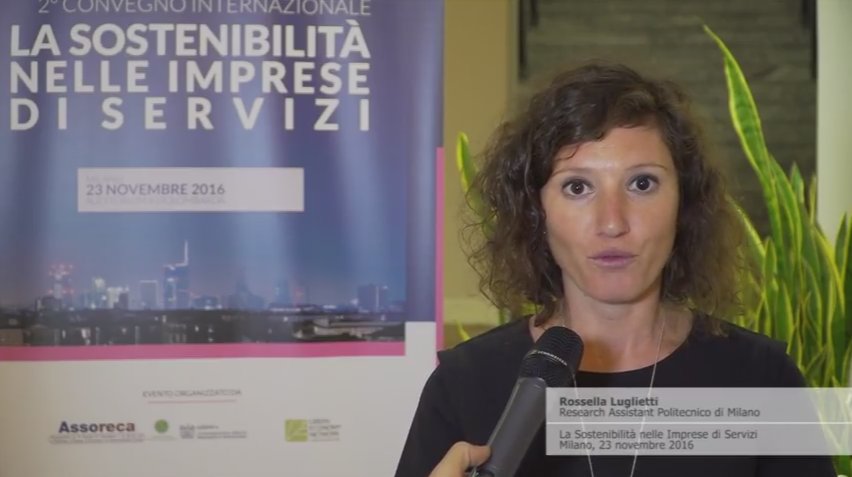 assoreca's tweet photo. Intervista a Rossella Luglietti,  Research Assistant Politecnico di Milano, al Convegno #assoreca16 >> https://t.co/E2ALCm9GW0 https://t.co/BHMs1SXVAX