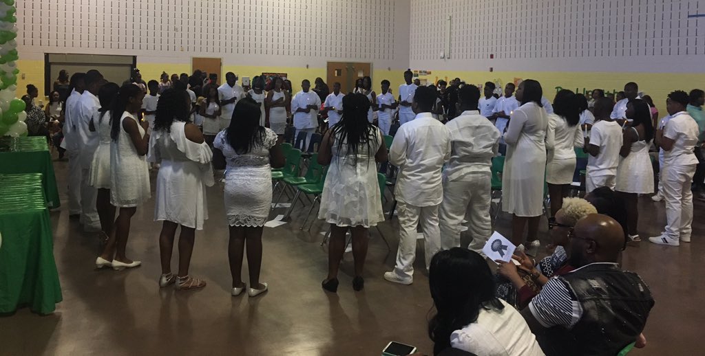 BeidlerBulls's tweet photo. Beidler's 8th grade "Ribbon Pinning" Ceremony. https://t.co/A0IE0AuHts