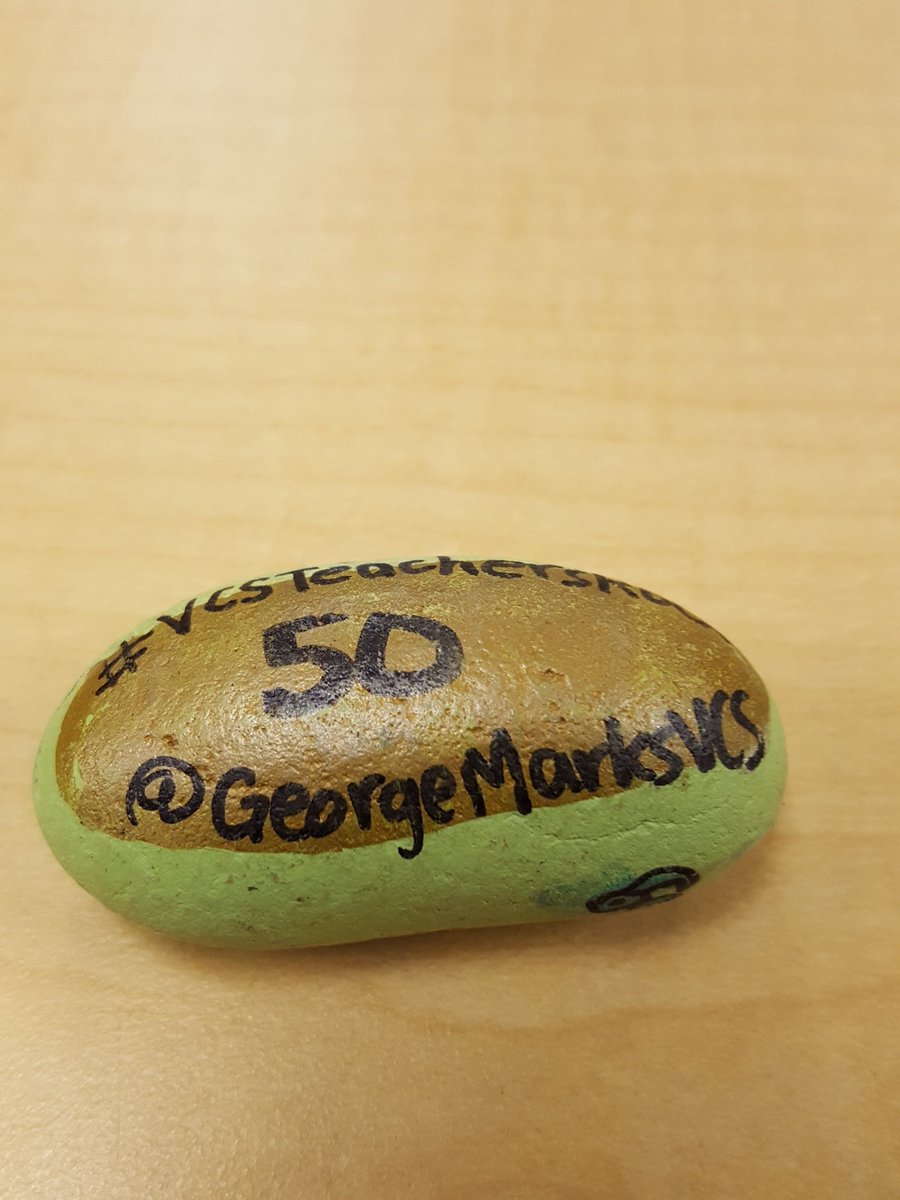 Two rocks in one day!! #VCSTeachersROCK  #VCSLEARNS