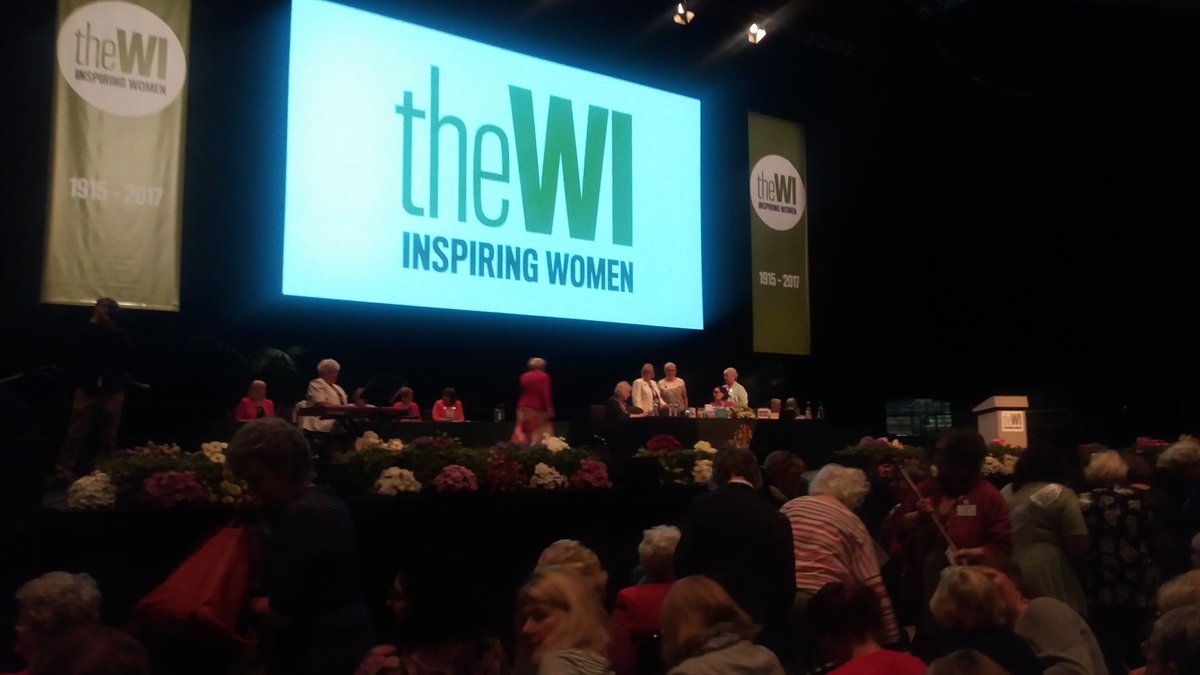 BulphanWI's tweet photo. Excellent day at NFWI AM #WI_AM2017 https://t.co/ZREZqkkquX