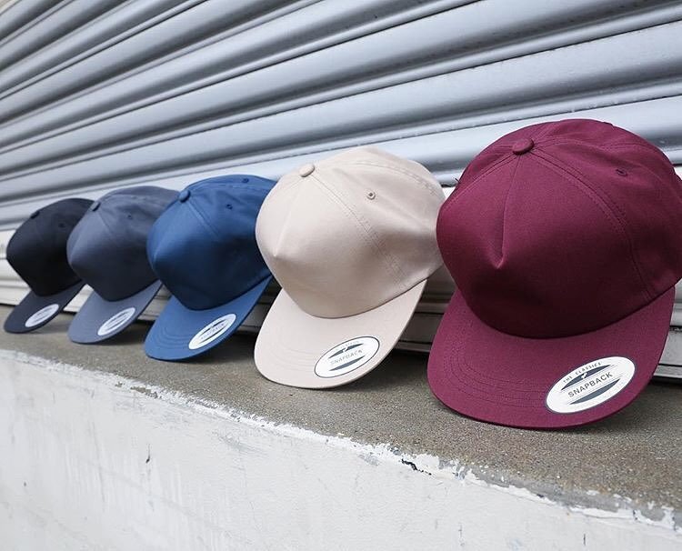 yupoong 5 panel snapback