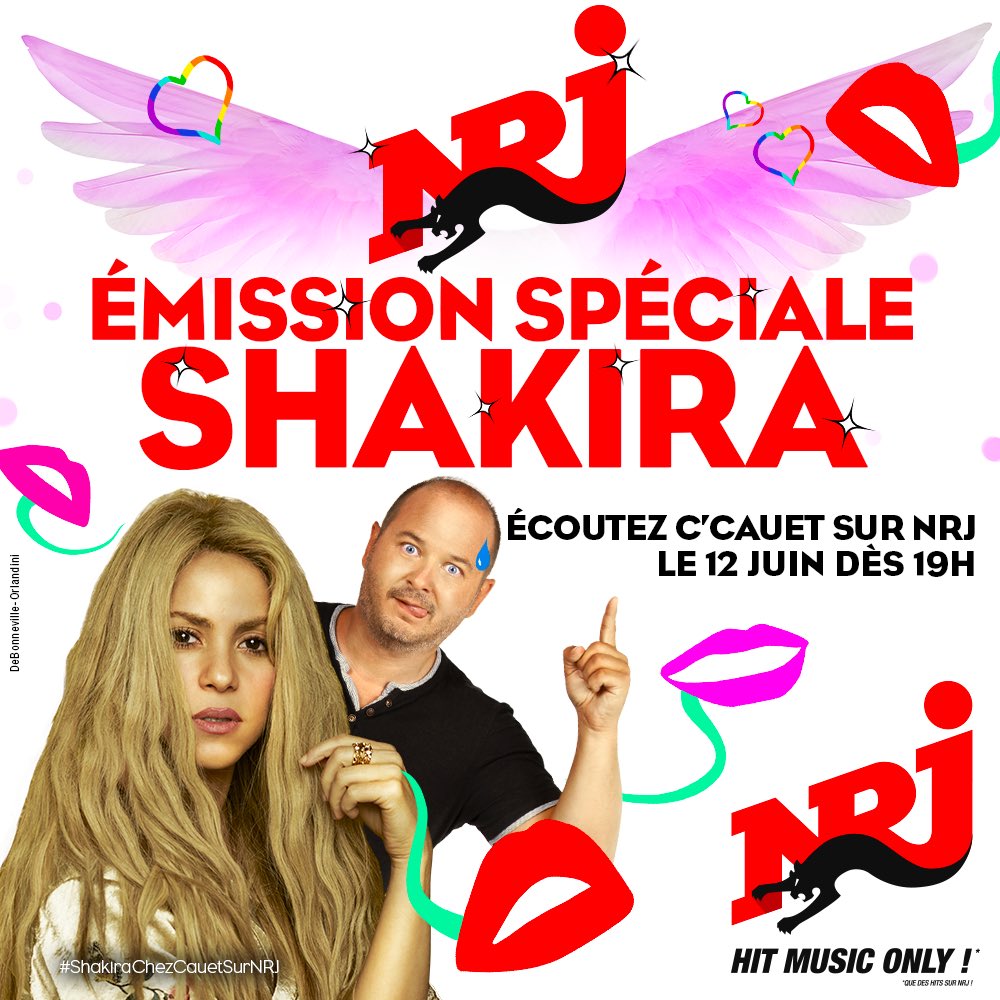 cauetofficiel's tweet photo. #ShakiraChezCauetSurNRJ emission spéciale avec @shakira 🎉🎉😘 tweetez avec le hashtag pour gagner vos places dans le public 😀 @NRJhitmusiconly https://t.co/knoD6DIAFS