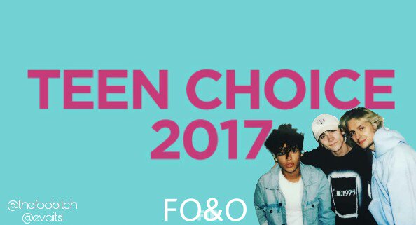 evaits1's tweet photo. Share Guys !!Let's do this ♡
My #TeenChoice nominee for #ChoiceNextBigThing is @FOandOmusic https://t.co/84UqdobBZt