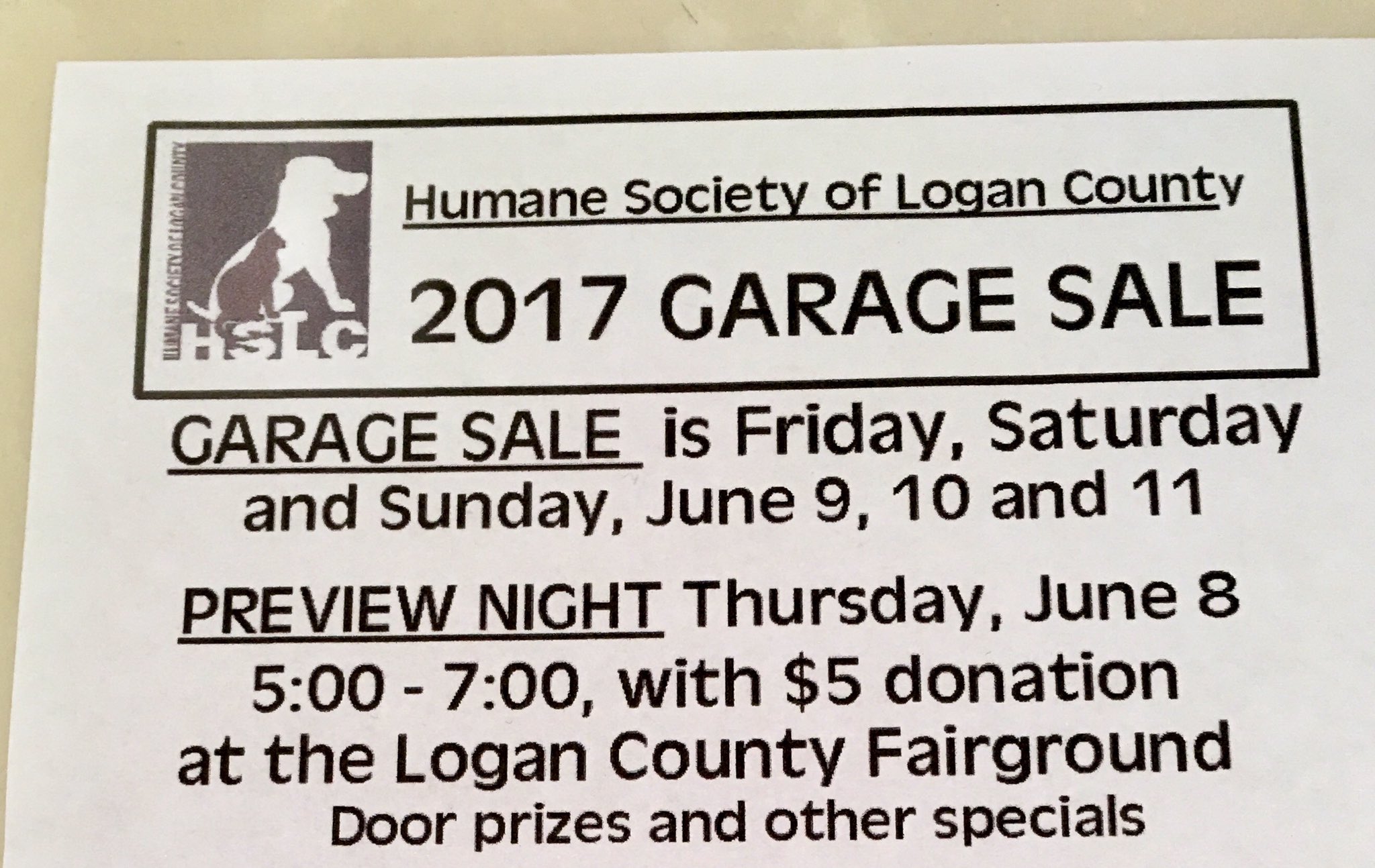 Marilyn Wheat On Twitter Humane Society Garage Sale Lincoln Il