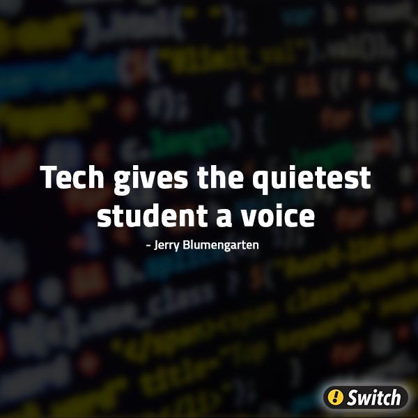 SwitchExpress's tweet photo. #Quotes #SWITCH #SwitchInnovationExpress https://t.co/UrQUxBZ0p4