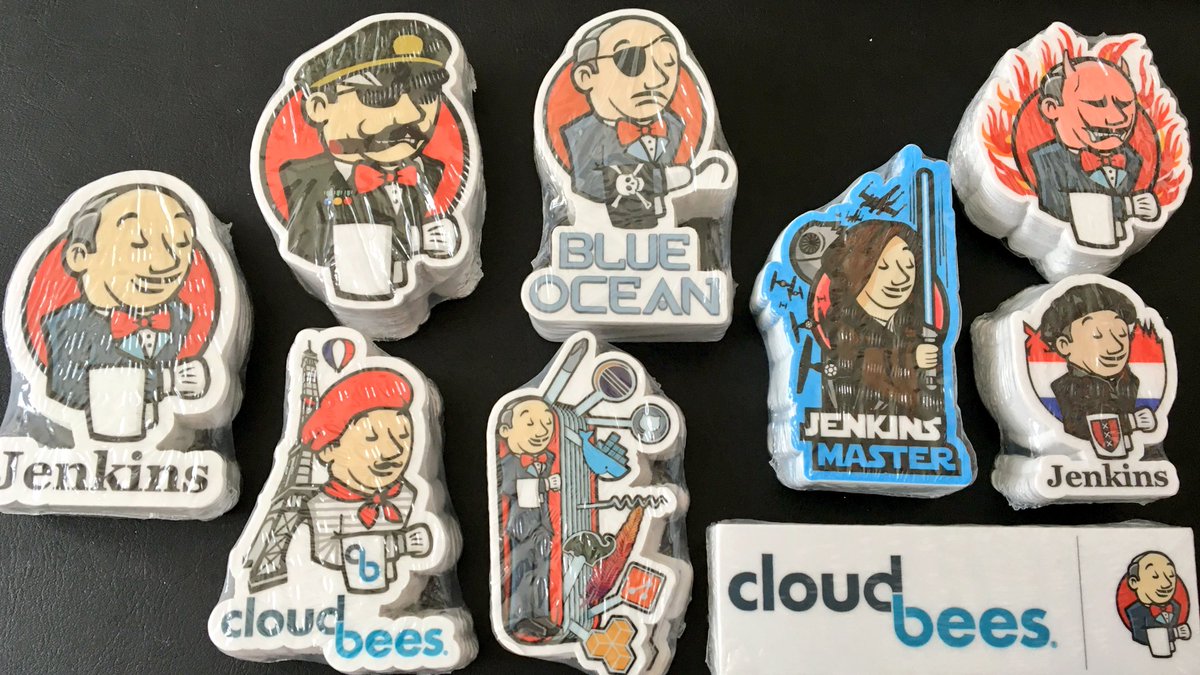 aheritier's tweet photo. Ohhh what did I receive @voxxed_lu @gcuisinier ?? Thx @CloudBees https://t.co/a8HXdmwEgi