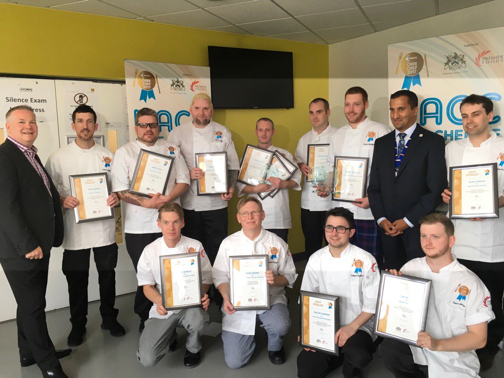 All the finalists @NACCatercare #CARECHEF2017 all commend by judges for fantastic standard of dishes