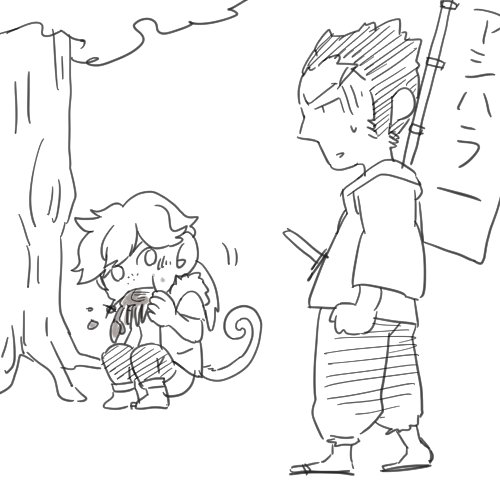 「やべぇサルがいる…」 