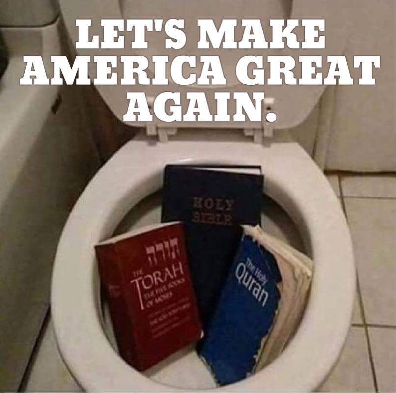 AtheistRepublic's tweet image. The world*