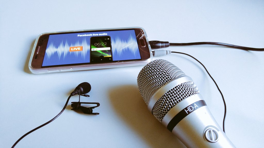 smartfilming's tweet photo. FYI: #FacebookLiveAudio on #Android works w external mics, via headphone jack or microUSB - not w both simultaneously though. #AudioMoJo https://t.co/aF6I4VQNNe