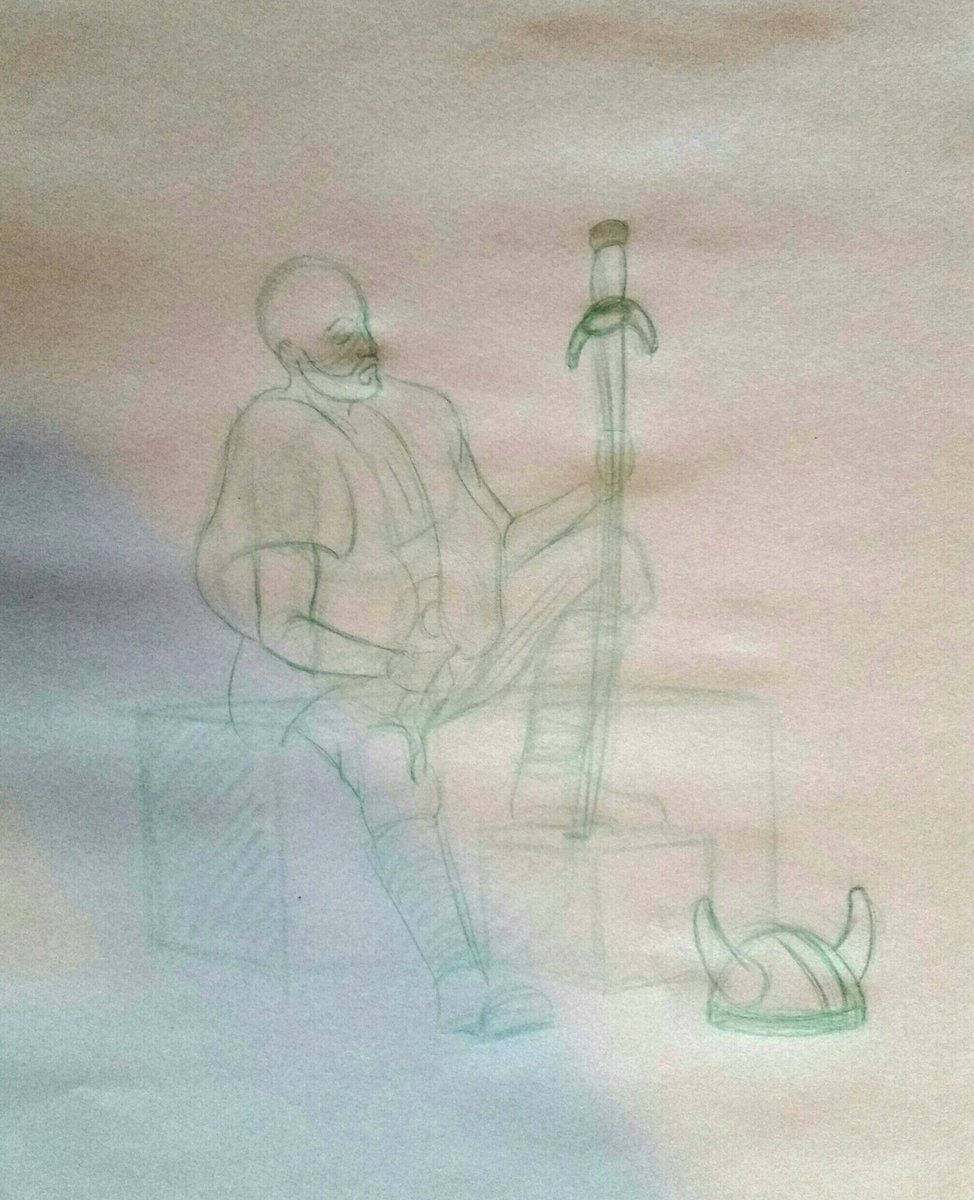 coolperson99's tweet photo. #Gestures and #ShortStudy from last nights #LifeDrawing. The axe the model used was real. I was a little afraid to hold it. Blade was sharp! https://t.co/6S6xIP241Z