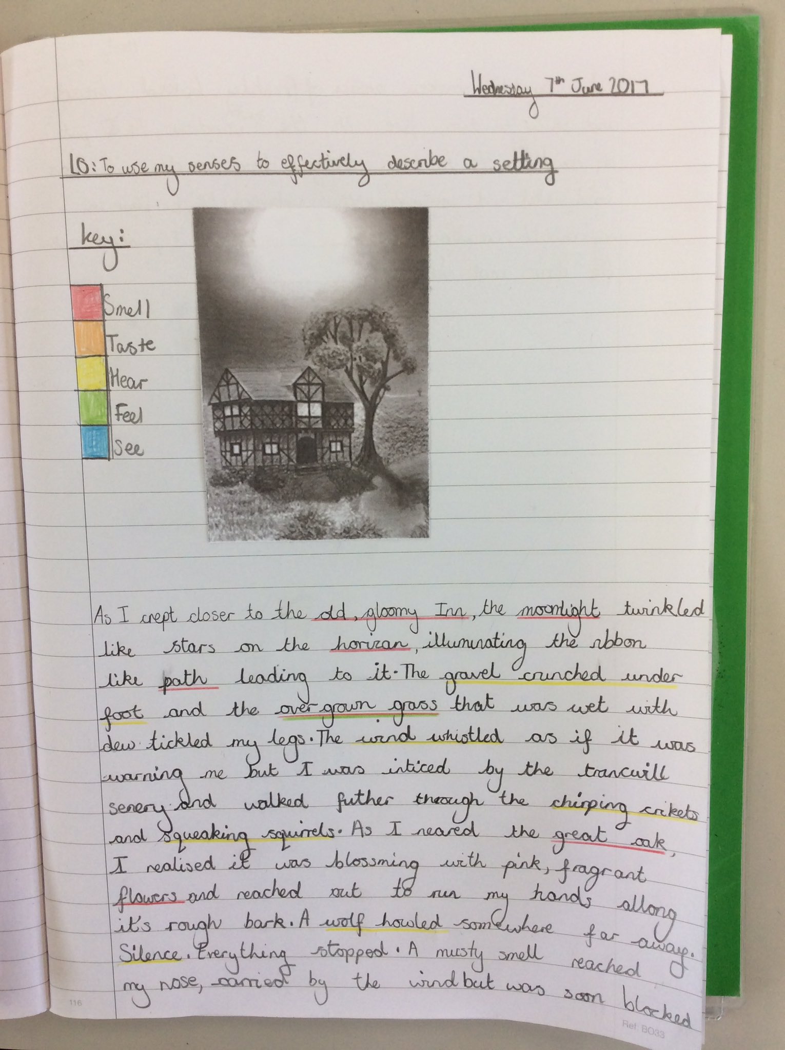 Avondale Park on Twitter: "Year 5 using their senses to describe the