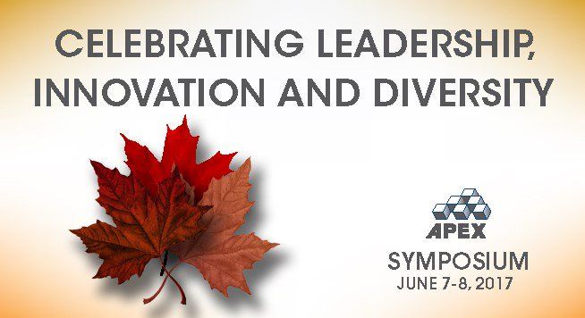Dan__Couture's tweet photo. Looking forward to moderating a session at the #APEXSympo2017 I will see you all tomorrow @APEX_GC https://t.co/PFvVi1CZ3B