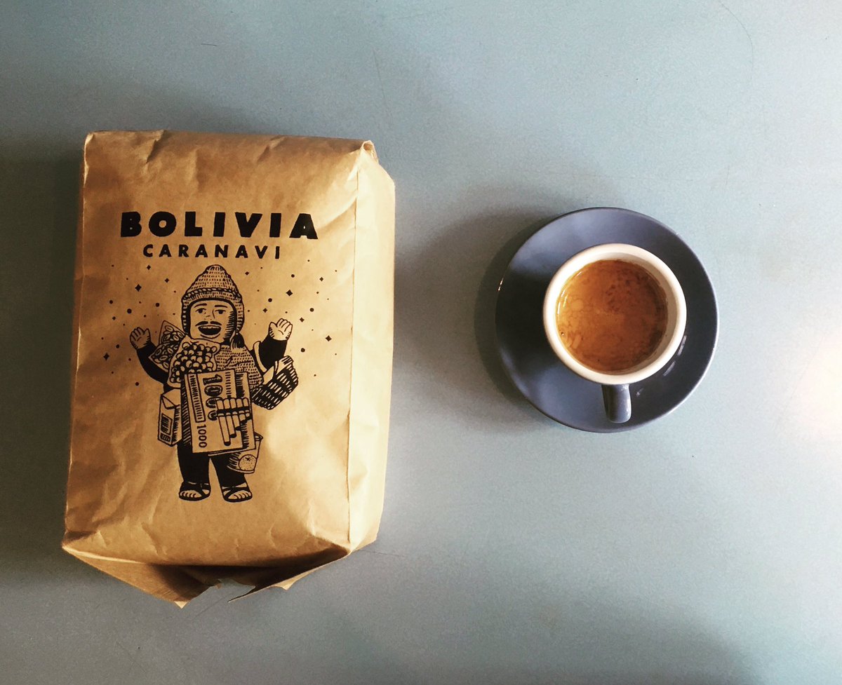 box_brownie's tweet photo. New guest espresso curtesy of our in house artist Greg. Single origin Bolivian from Right Side Roasters, Barcelona https://t.co/SuRySBhAbi