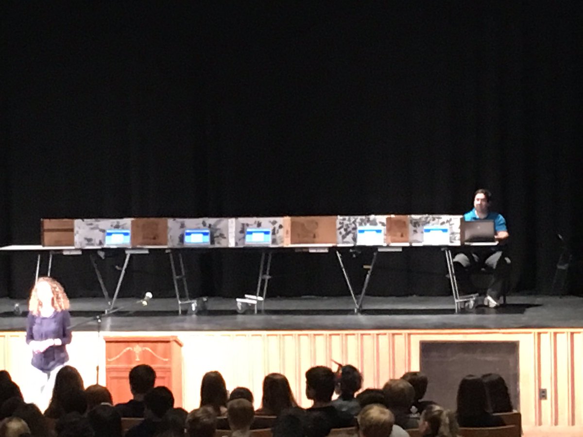 Class of 2020 begins speeches and will do elections right after! Many Ss running for just a few spots - great participation!