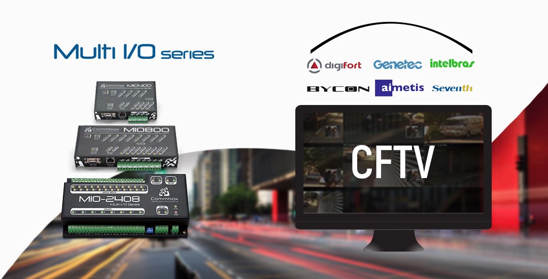 CommboxLTDA's tweet image. Integração dos módulos de Automação IP Multi I/O Series Commbox com sistemas CFTV. Acesse : goo.gl/P6qEb4