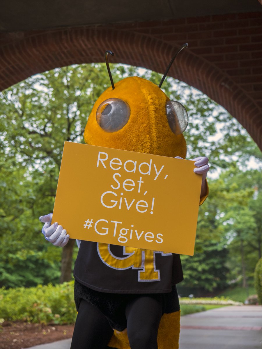 Good Morning Yellow Jackets!  Georgia Tech's first ever day of giving to Roll Call starts NOW.  #GTgives gtgives.org