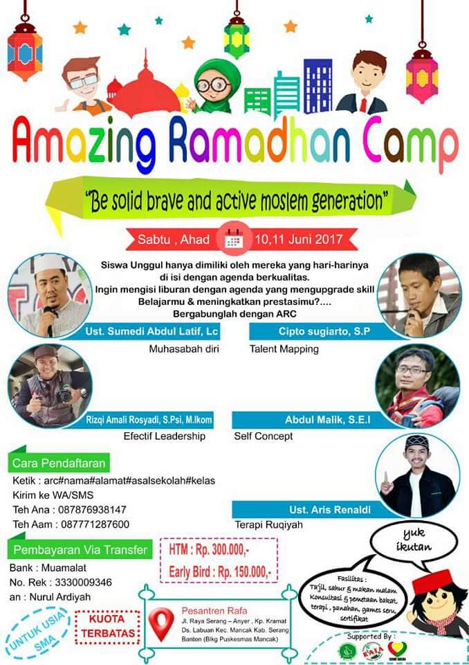 Kalian bingung mau ngapain ramadhan kali ini...biar puasamu.lebeh kece..
Ajak noh teman,sahabat,kawan,adik,kakak..wes pokoknya semuanya ya