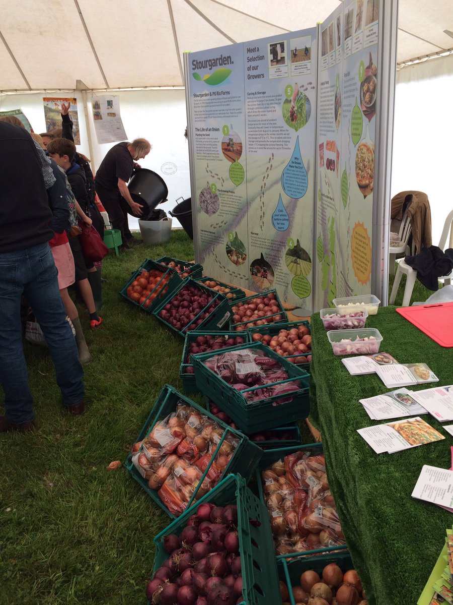 Fantastic day @ Essex schools &amp; farming day @WrittleOfficial our annual onion eating competition went down a treat!