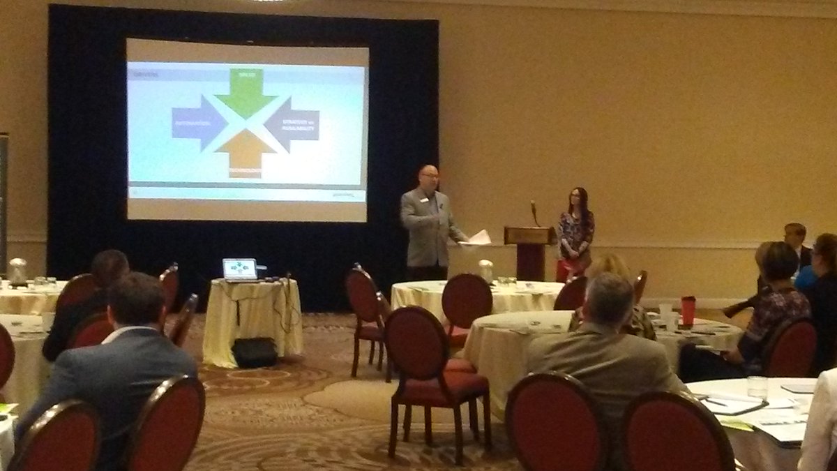 StambaughNess's tweet photo. "2/3 of the nexgen will work in jobs that do not exist today" @scottdbutcher #SNForum https://t.co/cqLe1lTYgR