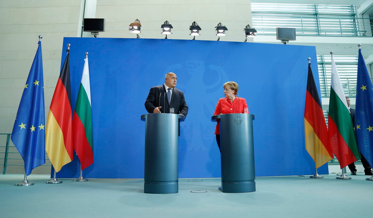 BoykoBorissov's tweet image. #Bulgaria will contribute significantly to the development of the #Balkans with the support of countries such as #Germany. 🇩🇪 #Merkel