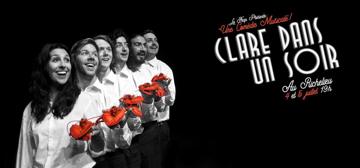 La pièce la plus sérieuse que tu voiras jamais! Appelez-nous au Festival acadien pour plus d'info au 902 769 0832 ! #ClareDansUnSoir