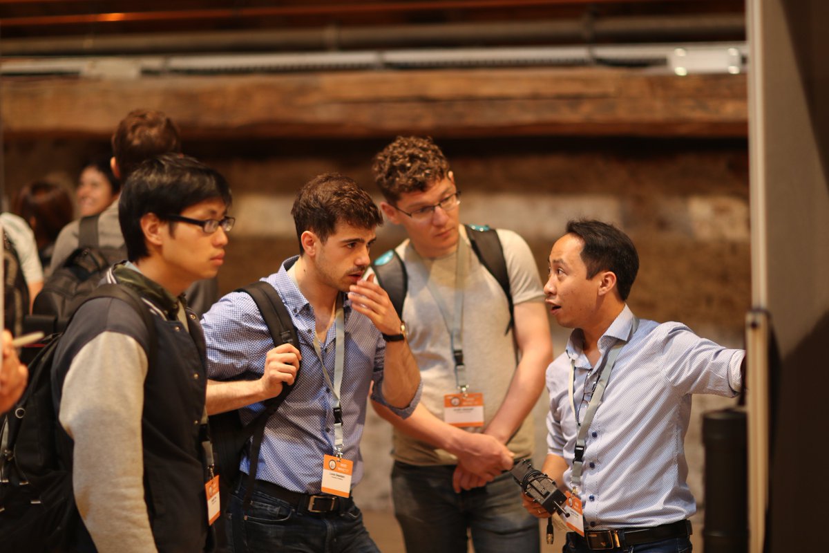 The first poster session is over. We hope you all had some interesting discussions at #WHC2017 #Worldhaptics