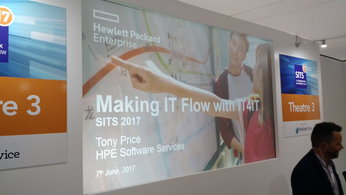 TonyPriceAtWork's tweet photo. Making IT Flow with #IT4IT #SITS17 starting in 6 mins #HPESoftware https://t.co/MkFYekz20E