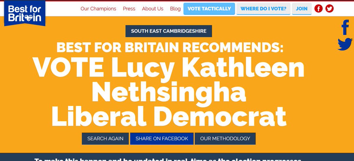 secambslibdems's tweet photo. Best for Britain - Vote @LNethsingha #voteLibDem https://t.co/O2Kz4h4YTp https://t.co/I4ciVTva1g