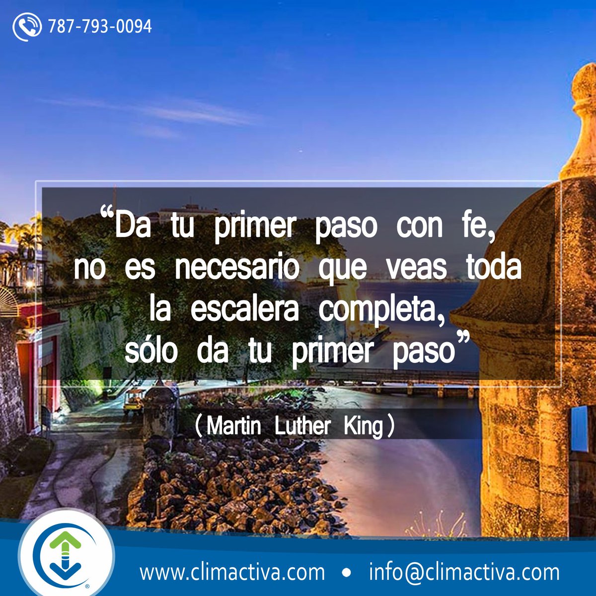 ClimactivaPR's tweet photo. No lo pienses mas y arriésgate a tener lo que siempre haz soñado. ¡Feliz Miércoles! #Climactiva https://t.co/kF613qe8uX