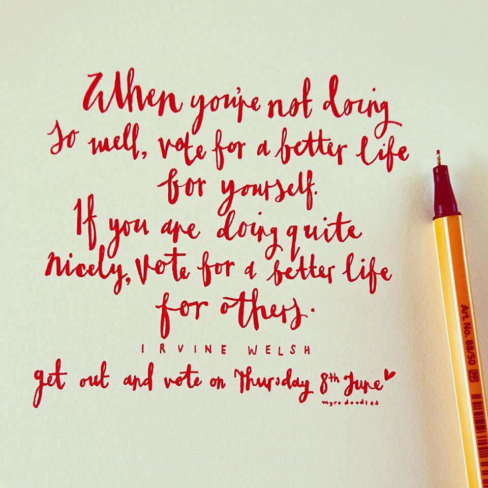 Please vote tomorrow everyone ❤️ use your right to help make history. #generalelection #forthemany #vote #doyourbit