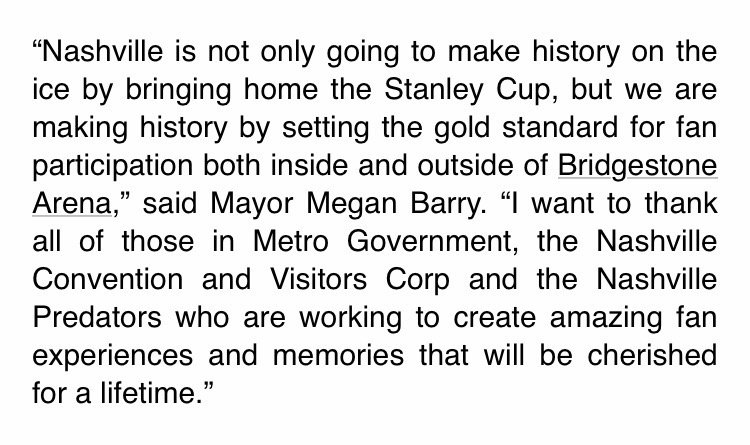 I applaud Nashville Mayor, Megan Barry's confidence. Can we all go home now?