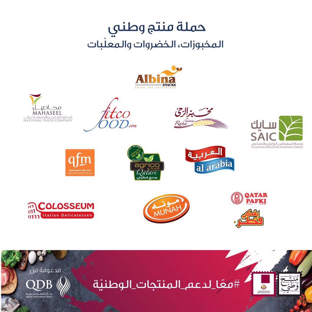 QDBQA's tweet photo. هذه قائمة بالشركات المحلية والتي تصنع منتجاتها في بلدنا الحبيبة قطر، دعمهم واجب وطني وتنموي، كل التوفيق لهم #معا_لدعم_المنتجات_الوطنية https://t.co/52JxX2UdIj
