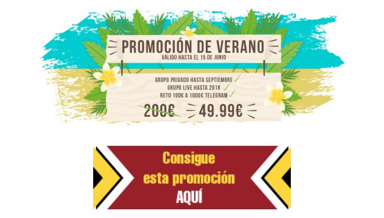 Si queréis entrar al #GrupoLIVE hasta 2018, y en el #GrupoPrivado hasta AGOSTO, aprovechad esta #Promo 🔝

👉🏾 multi-apuesta.com 📲