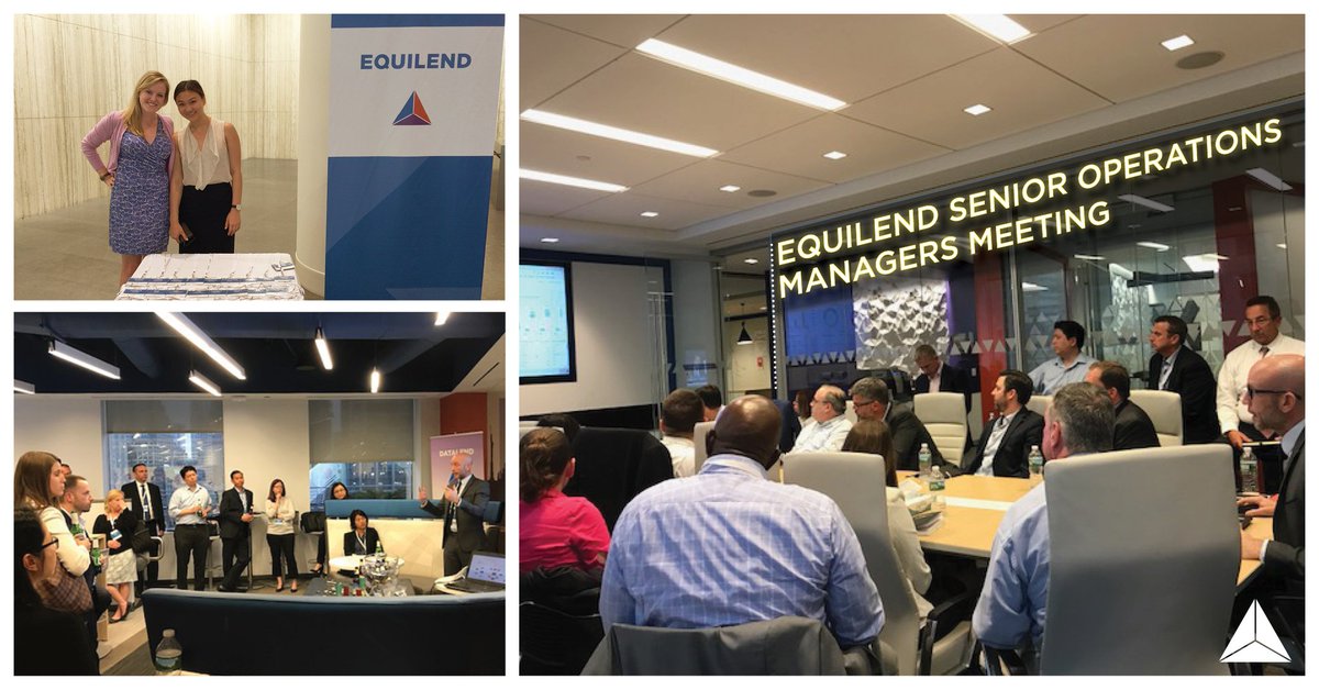 BondLend's tweet photo. We hosted many of the #securitieslending industry’s top post-trade experts at our NY HQ this week for the annual EquiLend Ops Mgrs Meeting https://t.co/aFfpIcFppb
