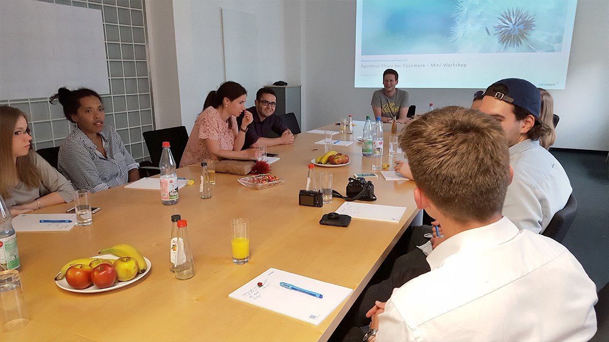 CocomoreAG's tweet photo. #AgenTOUR bei Cocomore: Agenturvorstellung, Workshop, #EisFürAlle! 🍨 Danke @MTPeV für euren Besuch und auf ein baldiges Wiedersehen ;). https://t.co/iAqxrAc9TZ