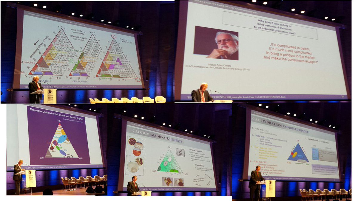 #Cement2017 day2 afternoon with ternary diagrams & Celiment @Kerneos @Ecobinder1 @EPFL_en #TuClausthal #newbinders around the corner