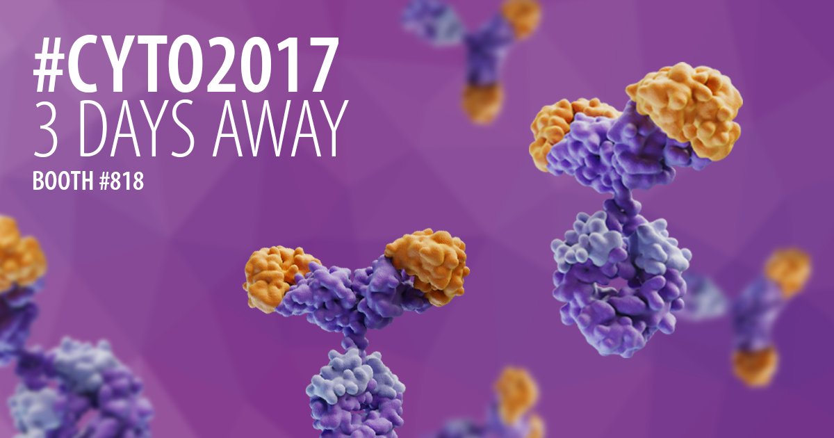 miltenyibiotec's tweet photo. Countdown to #CYTO2017! Visit booth 818 to learn all about #REAfinity Recombinant Antibodies for #flowcytometry https://t.co/huGqhDfdIF https://t.co/UbQdV7Ie3R