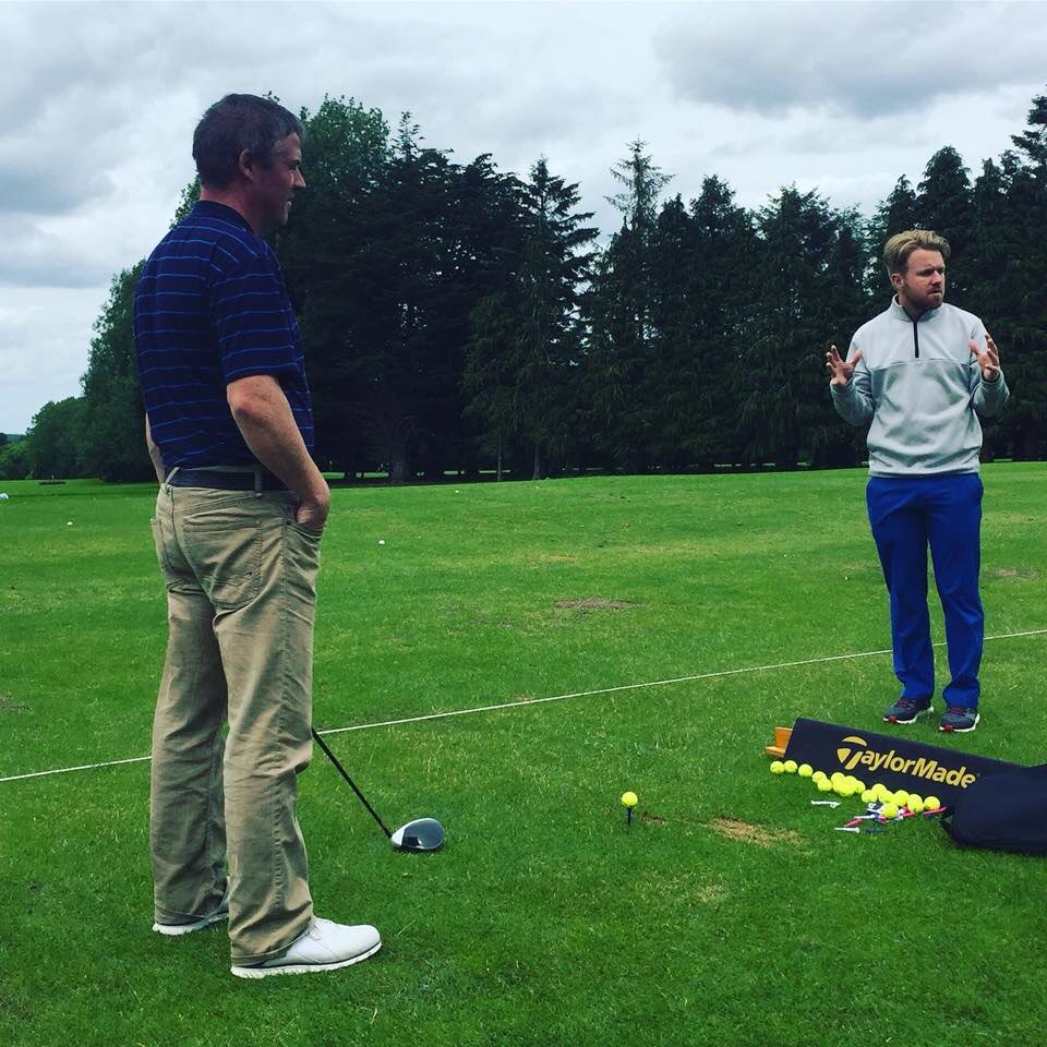 cowley76's tweet photo. Any advice is good advice @TaylorMadeTour @Jbgolfshop @RoyalTaraGC demo day https://t.co/JPDQpaytIj