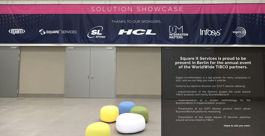 SqITServices's tweet photo. #TIBCONOW : Proud to be part of the 6 World @TIBCO Partners with @hcltech @nJAMSnews @SLCorporation @Infosys @Wipro #sqits #digital https://t.co/SysxnF0eE5