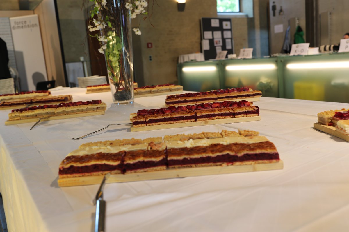 Although there is delicious cake waiting at the reception, devoted participants kept focus on talks. #whc2017 #worldhaptics #greatAudience