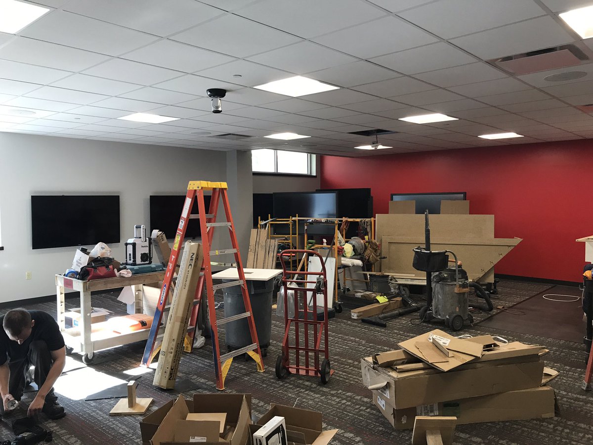 MaryvilleU's tweet photo. Cyber Fusion Center expansion progress 

🚧 #MUSummerConstruction https://t.co/OoA914h87d