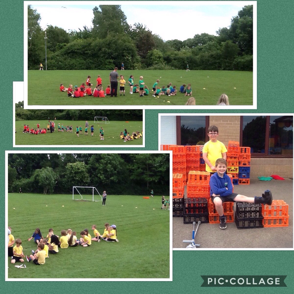 Year 2 should sleep tonight ... Running a mile and PE sports day practice all afternoon ! Well most of them !!