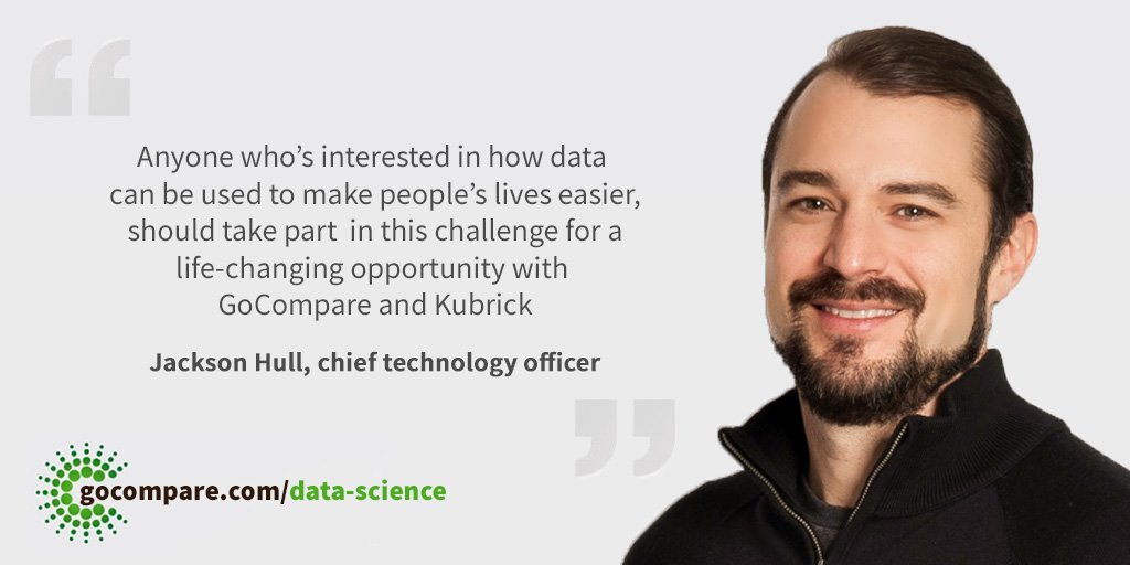 Gocompare's tweet photo. Want to start your career in data? For a chance to land a fully-paid @KubrickGroup course &amp; a career in #data visit: https://t.co/NiBfoQVISQ https://t.co/kvk52gtdgT