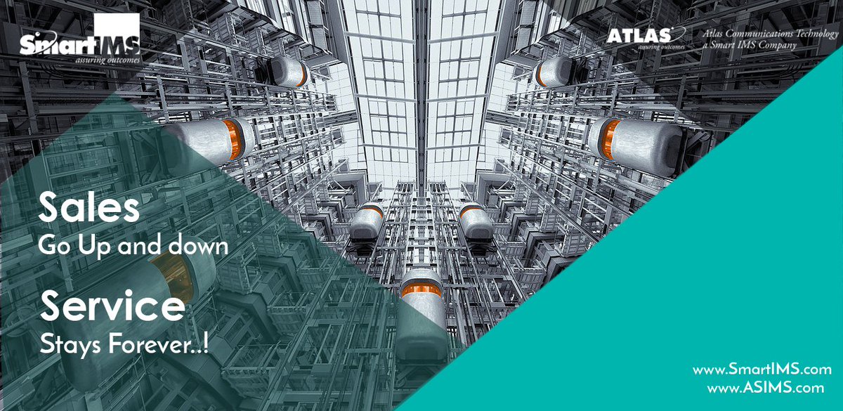 Smart_IMS's tweet image. Sales go up and down... Service stays forever.
#SmartIMS #ATLAS #Appdevservices #Testingservices #infrastructure goo.gl/vxlmjy