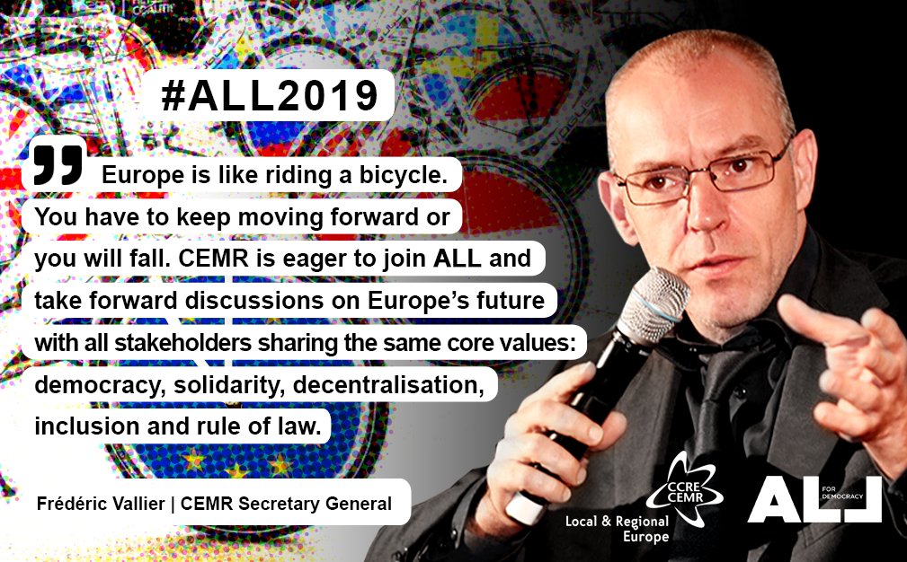 CCRECEMR's tweet photo. .@CCRECEMR joins #ALL2019, the new alliance for Europ. coop. &amp; democracy. Great to join forces w/ @EMInternational | https://t.co/Nz8ioLcgu1 https://t.co/9EDtvZtjls